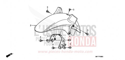 FRONT FENDER XL700VAA de 2010
